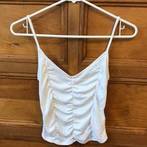 Basic white tank top